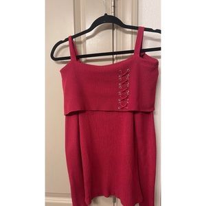 White House Black Market xs red sweater